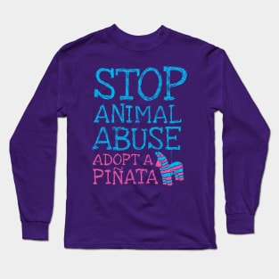 Stop Animal Abuse Long Sleeve T-Shirt
